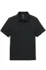JOHNNY COLLAR POLO Jet Black sold by REVOLVR Menswear