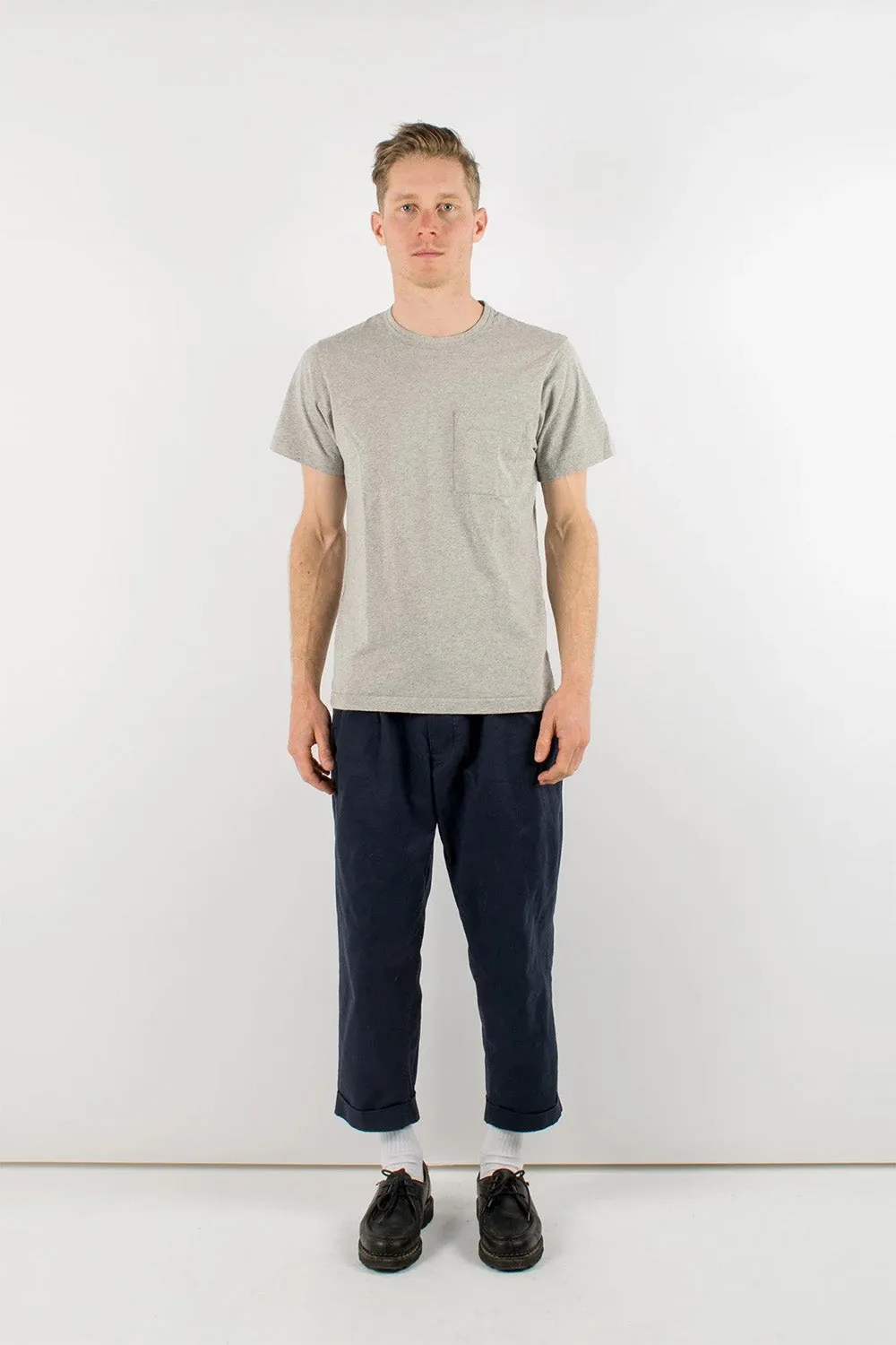 HEAVY DUTY POCKET TEE Heather Grey sold by REVOLVR Menswear product image thumbnail 2