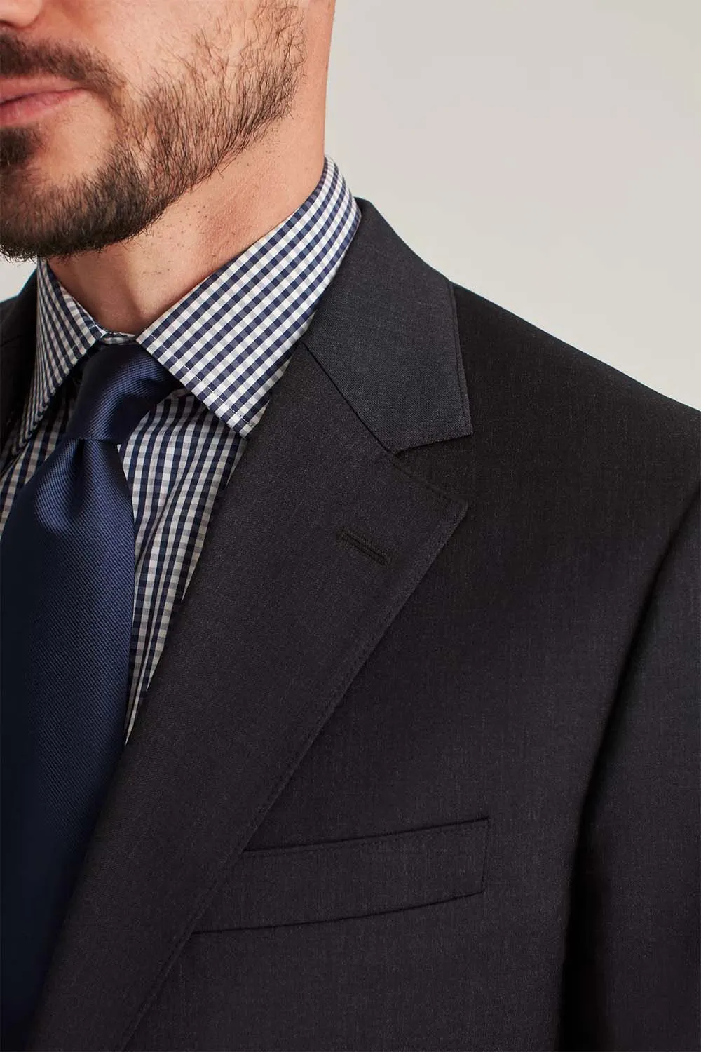 JETSETTER WOOL BLAZER Slim Charcoal sold by REVOLVR Menswear product image thumbnail 3