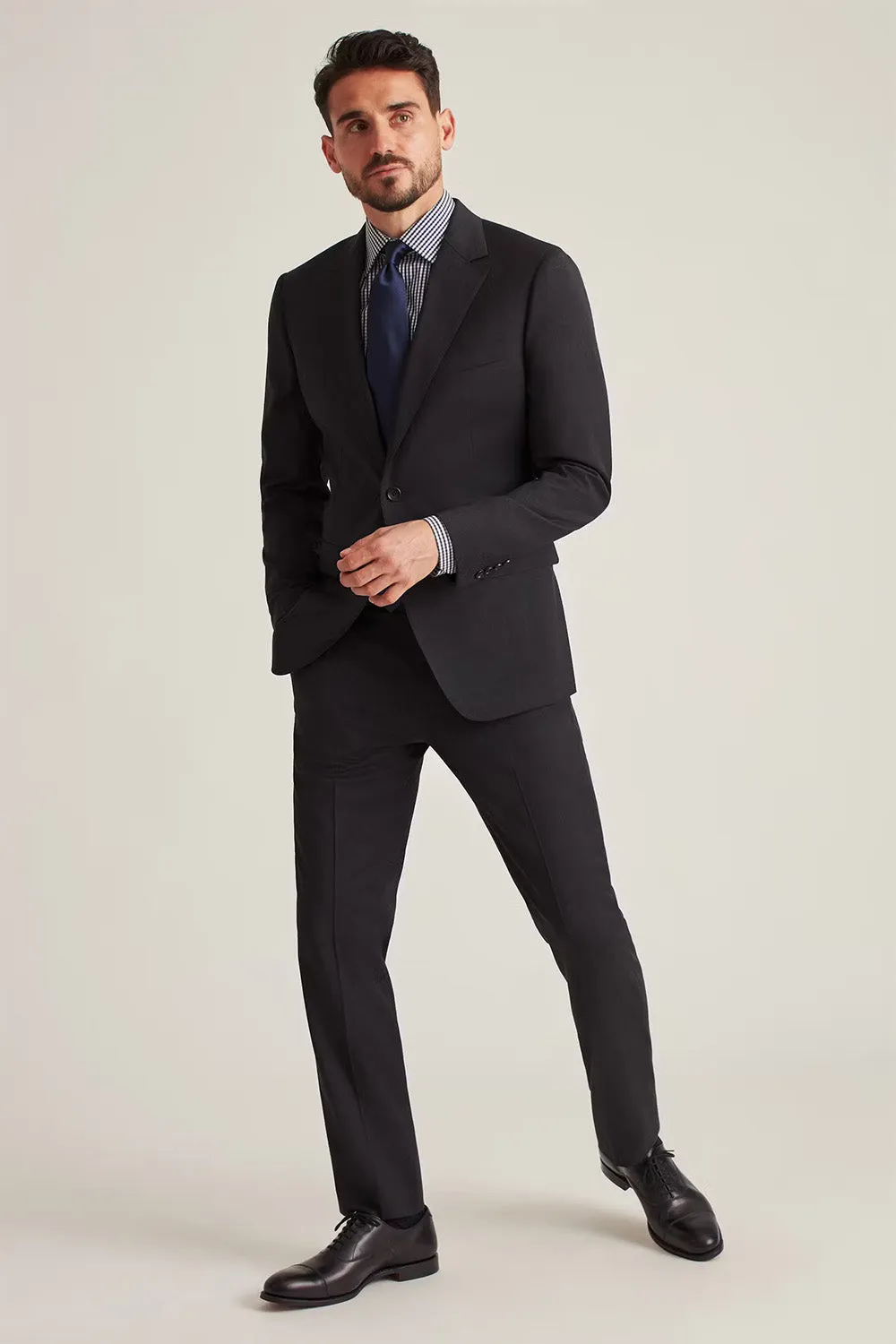 JETSETTER WOOL BLAZER Slim Charcoal sold by REVOLVR Menswear product image thumbnail 4