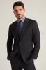JETSETTER STRETCH WOOL BLAZER Charcoal sold by REVOLVR Menswear