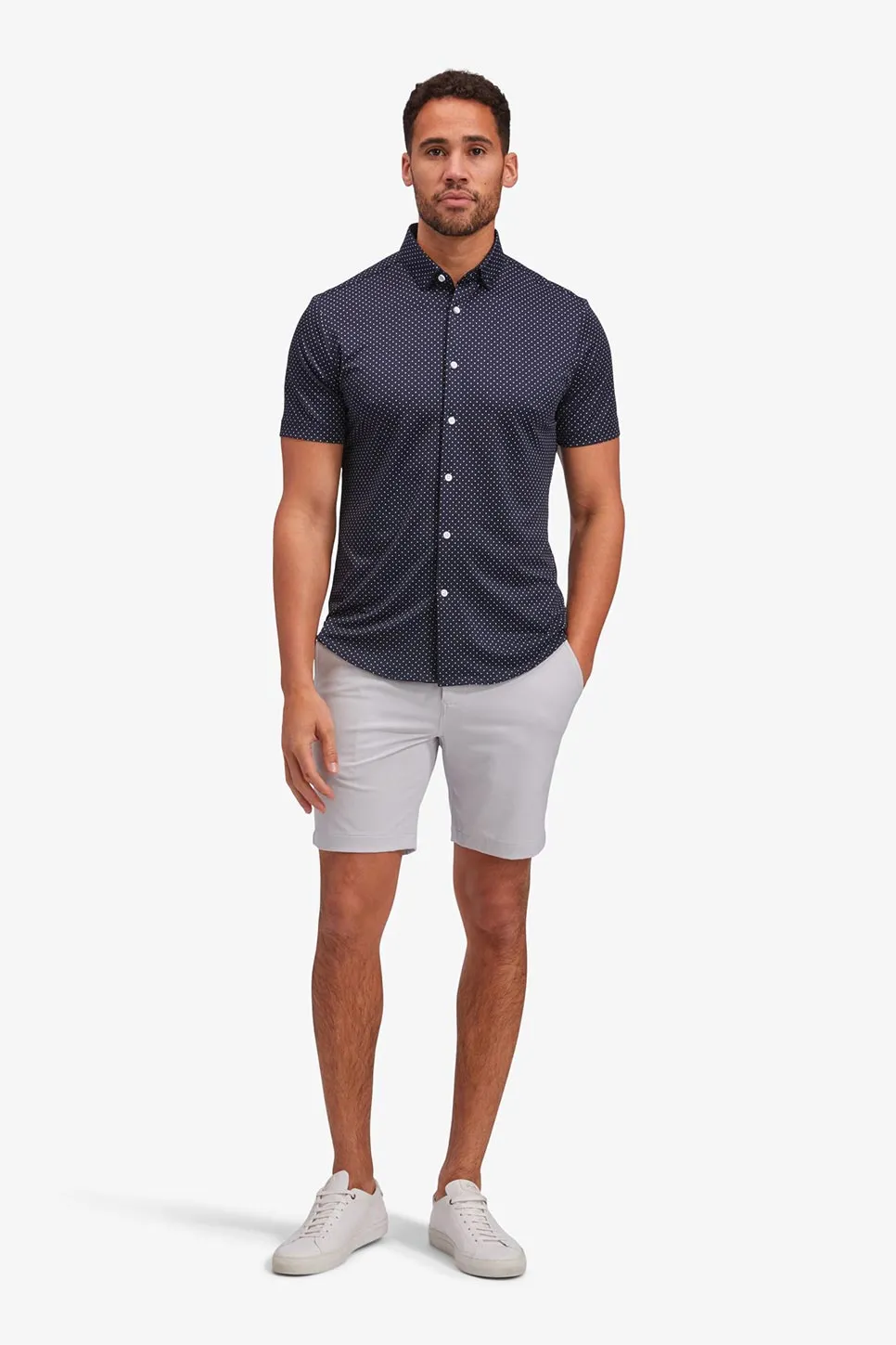 HALYARD SS Navy Dot Print sold by REVOLVR Menswear product image thumbnail 3