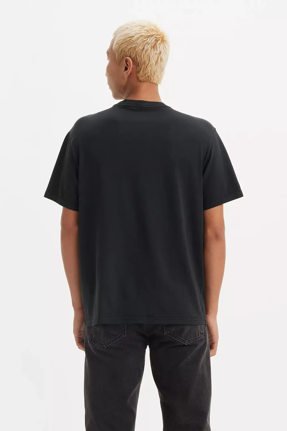 RELAXED FIT TEE Longer Wear Caviar sold by REVOLVR Menswear product image thumbnail 3