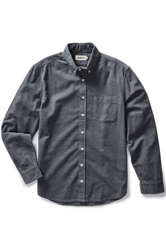 THE JACK Heather Slate Pincord sold by REVOLVR Menswear