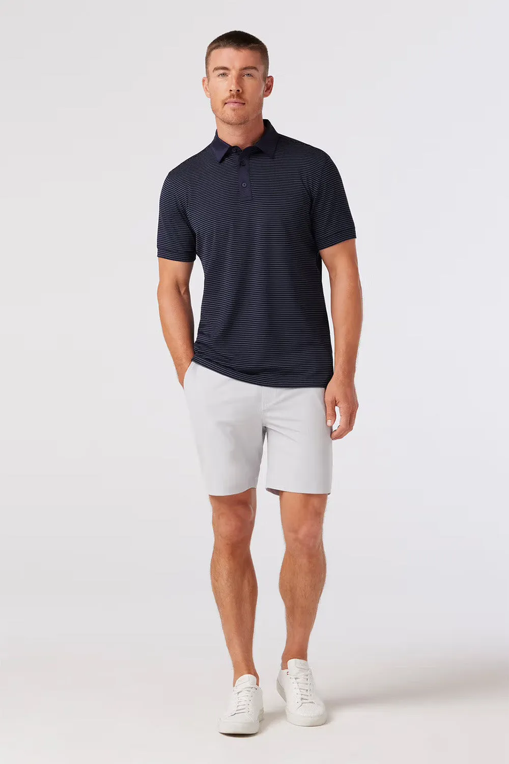 VERSA POLO Navy Lavender Stripe sold by REVOLVR Menswear product image thumbnail 2