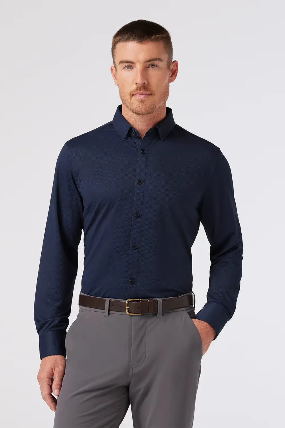 HALYARD LS Navy sold by REVOLVR Menswear