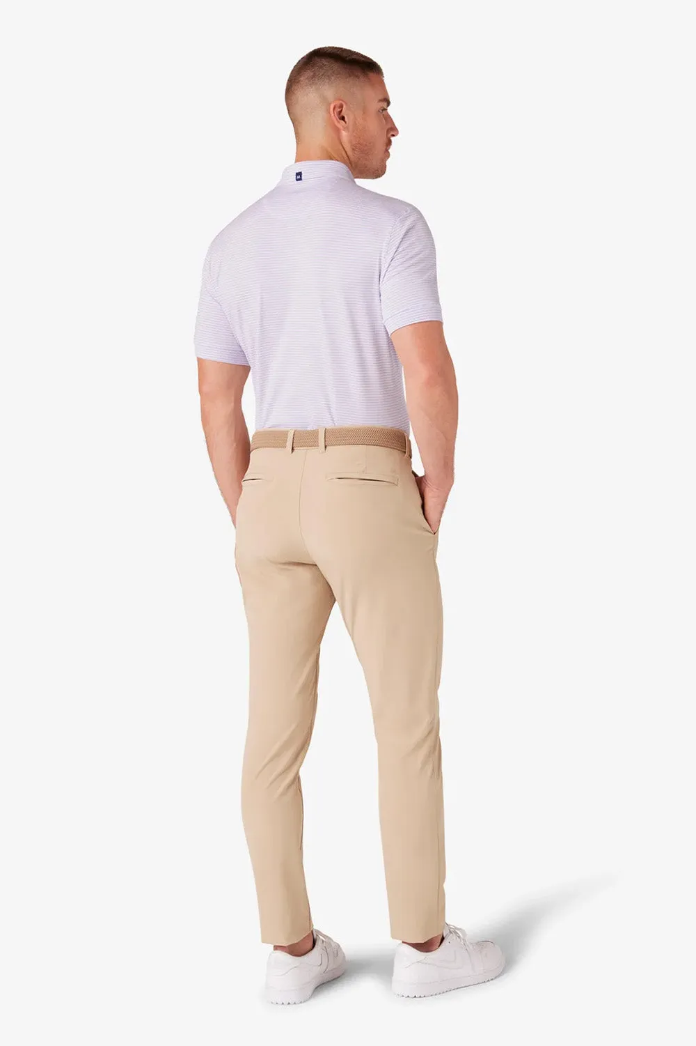 VERSA POLO Lilac Stripe sold by REVOLVR Menswear product image thumbnail 3