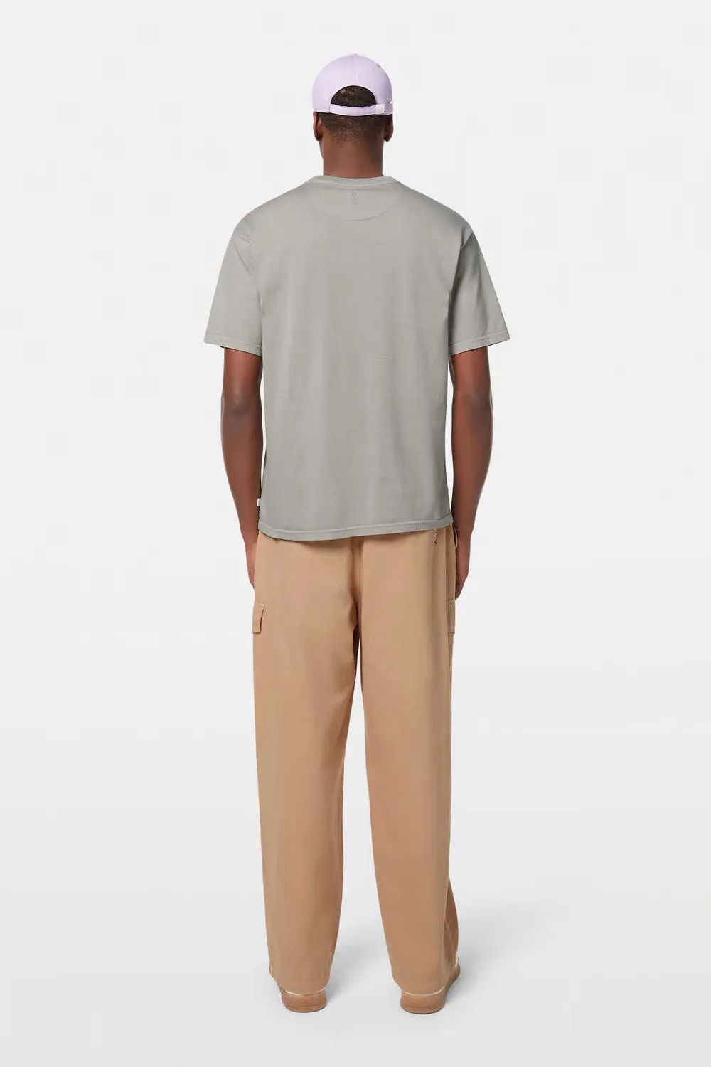 3 CROSSES GARMENT-DYED SS TEE Highway Grey sold by REVOLVR Menswear product image thumbnail 4