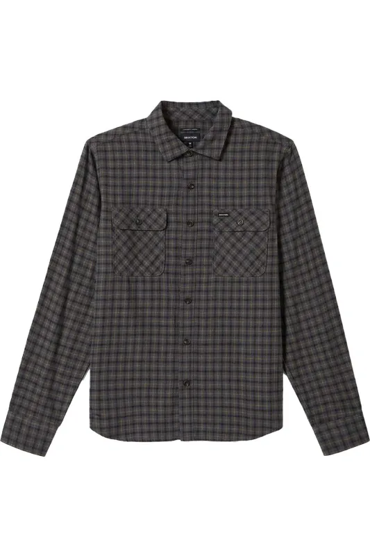 BOWERY LW ULTRA FLANNEL Charcoal/Ray Flower/Black sold by REVOLVR Menswear