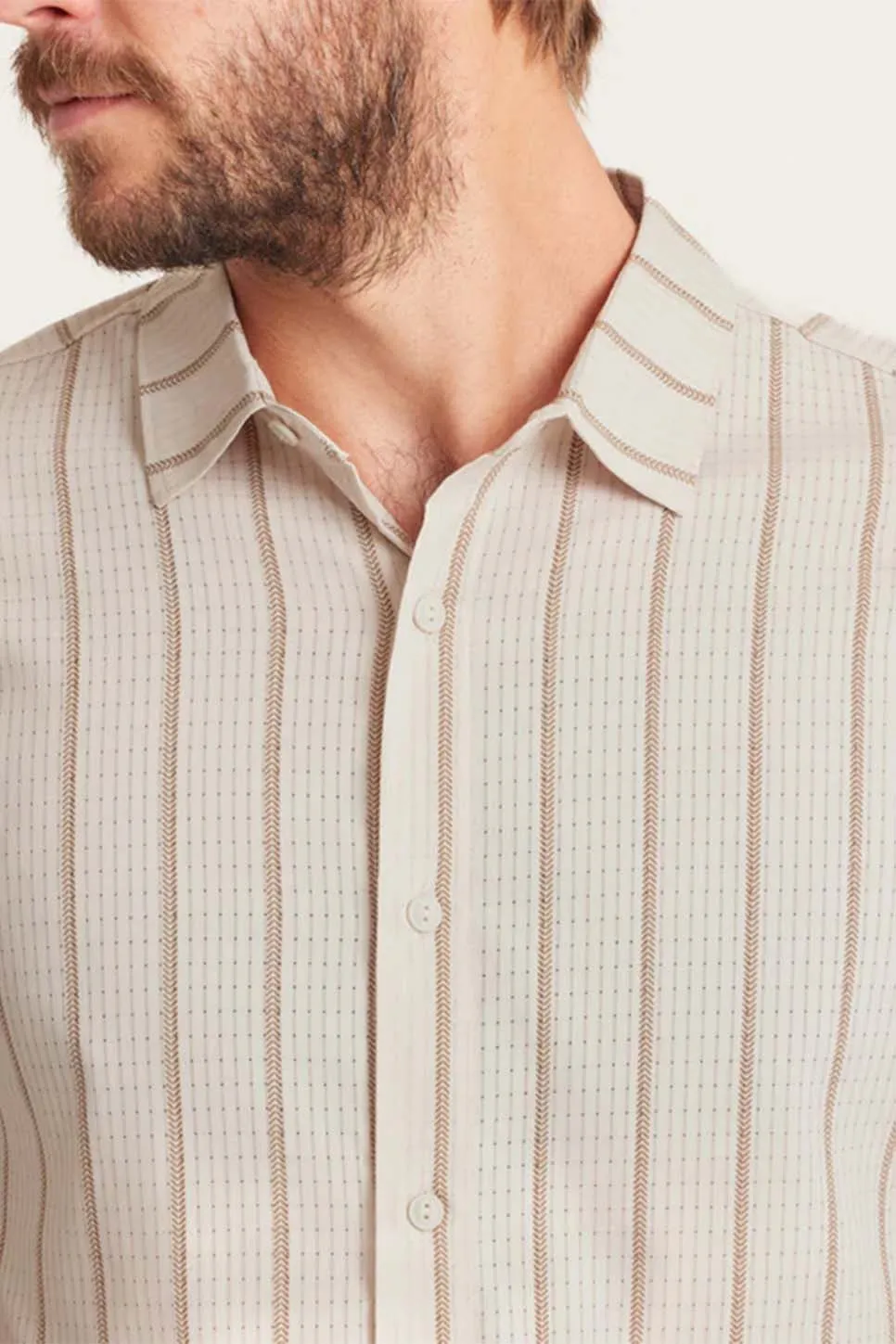 BLESS UP SS Stripe Bone sold by REVOLVR Menswear product image thumbnail 5