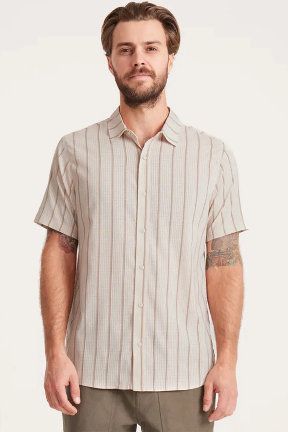 BLESS UP SS Stripe Bone sold by REVOLVR Menswear product image thumbnail 2