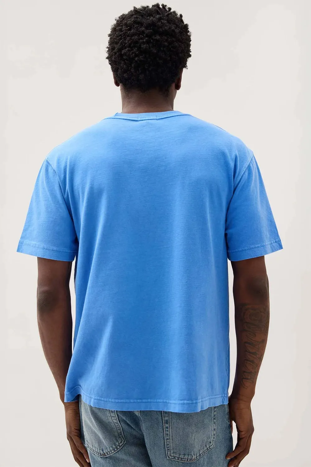 RELAXED SS TEE Pop Blue sold by REVOLVR Menswear product image thumbnail 2