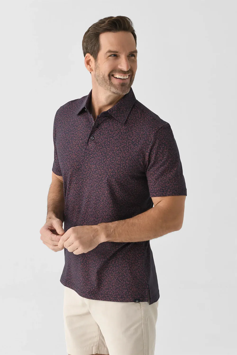 SS MOVEMENT PIQUE POLO Gamboa Summer Vines sold by REVOLVR Menswear product image thumbnail 2
