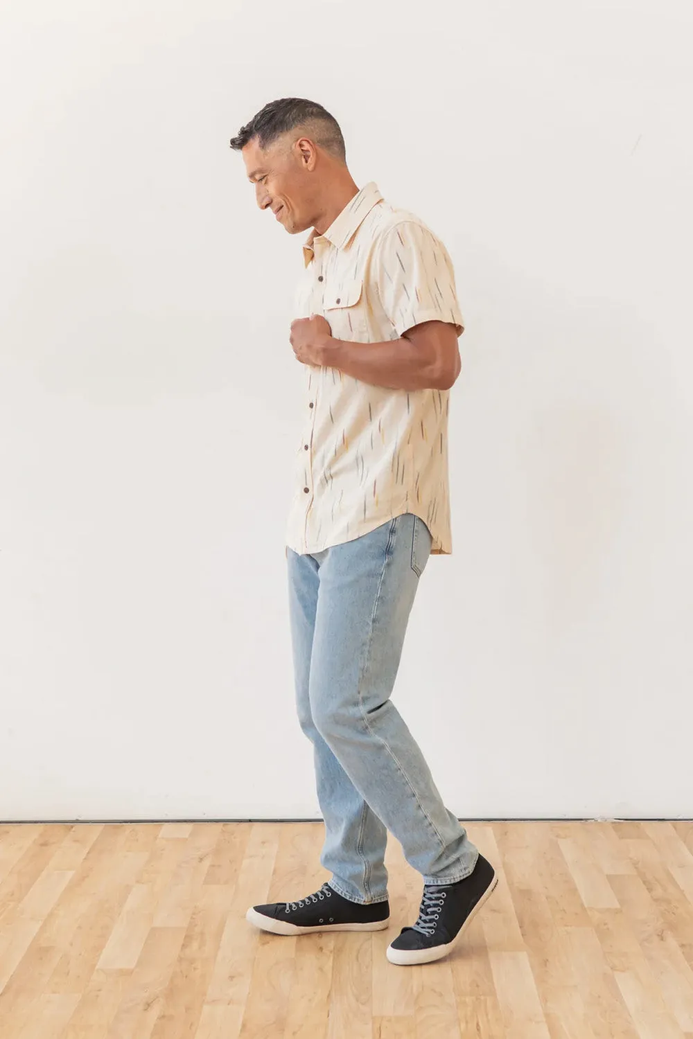 MARTEN SHIRT Lantern Ikat sold by REVOLVR Menswear product image thumbnail 4