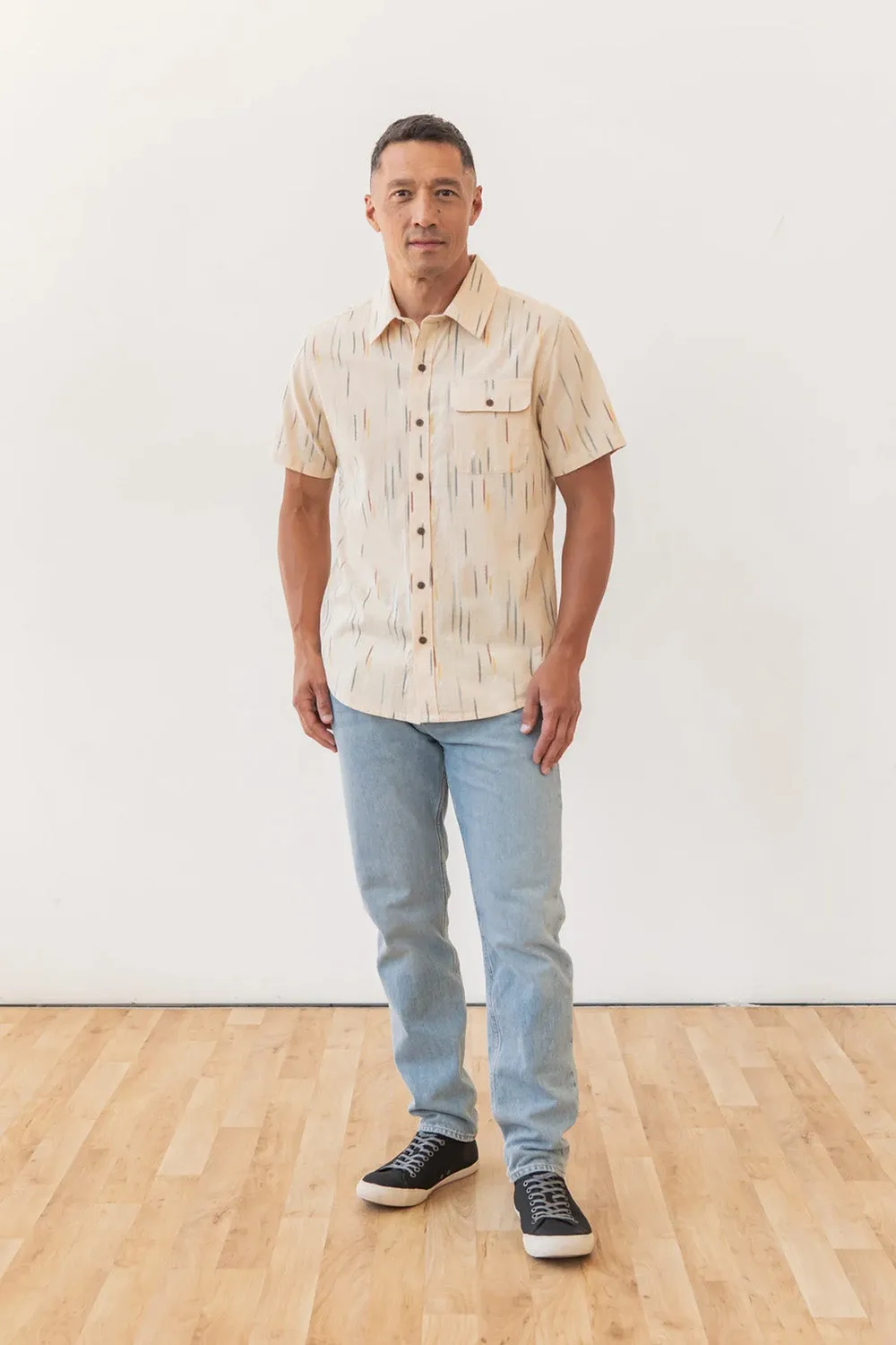 MARTEN SHIRT Lantern Ikat sold by REVOLVR Menswear product image thumbnail 3