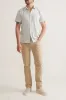 STRETCH SELVAGE SHIRT Blue Mini Stripe sold by REVOLVR Menswear