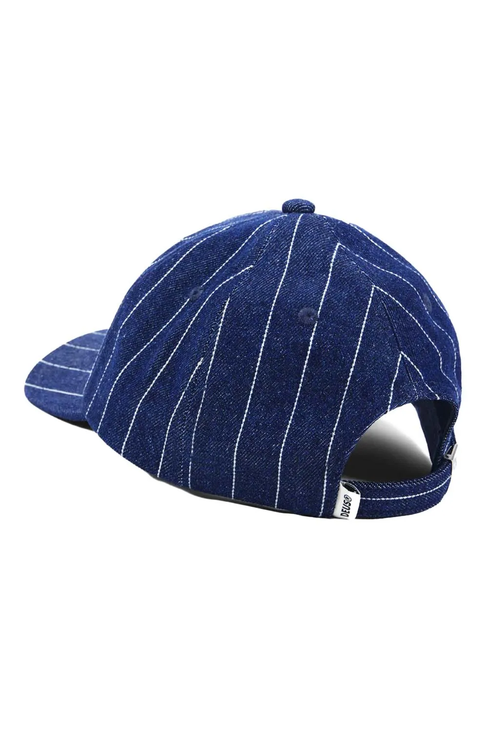 DALLAS STRIPE CAP Indigo sold by REVOLVR Menswear product image thumbnail 2