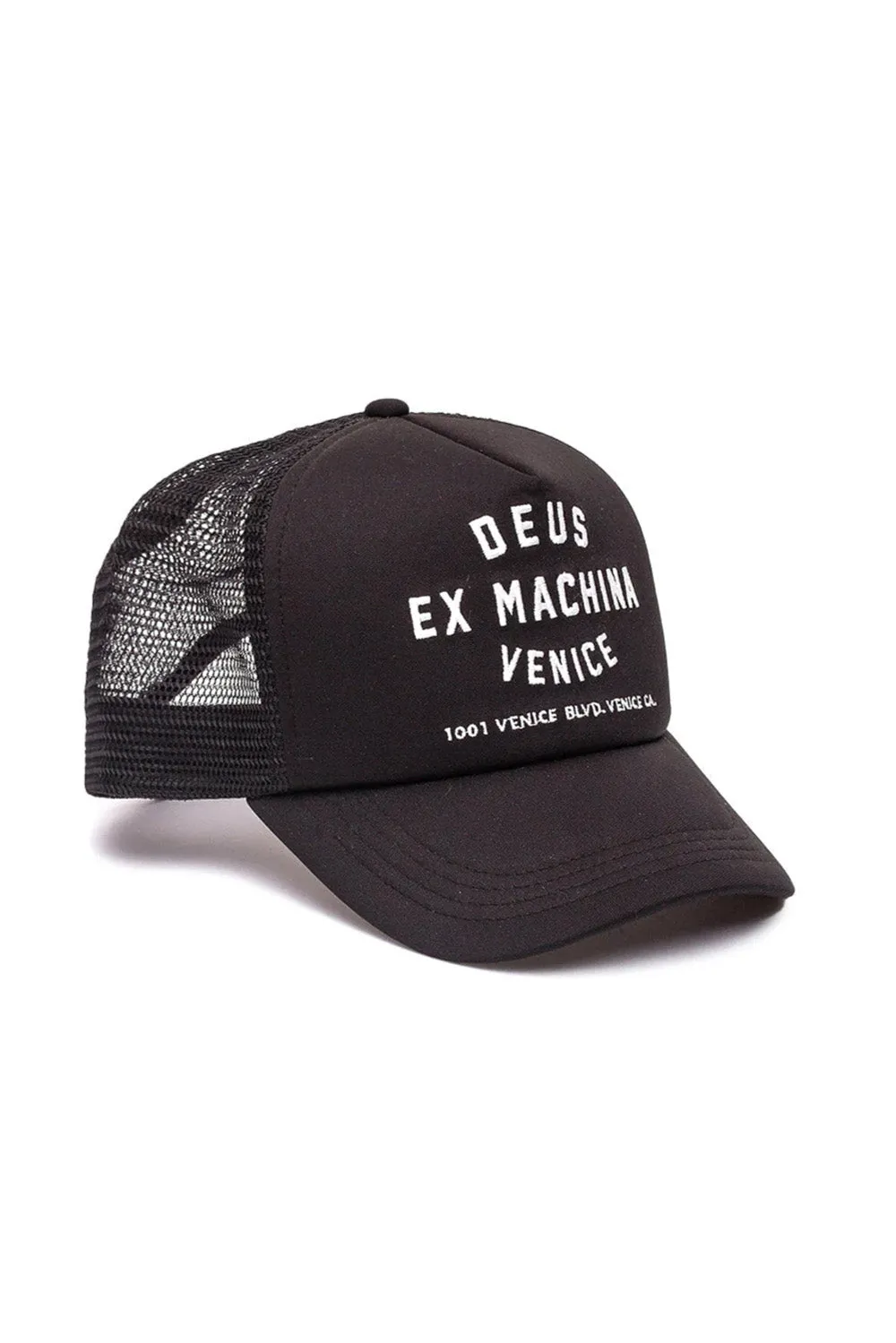 VENICE ADDRESS TRUCKER Black sold by REVOLVR Menswear