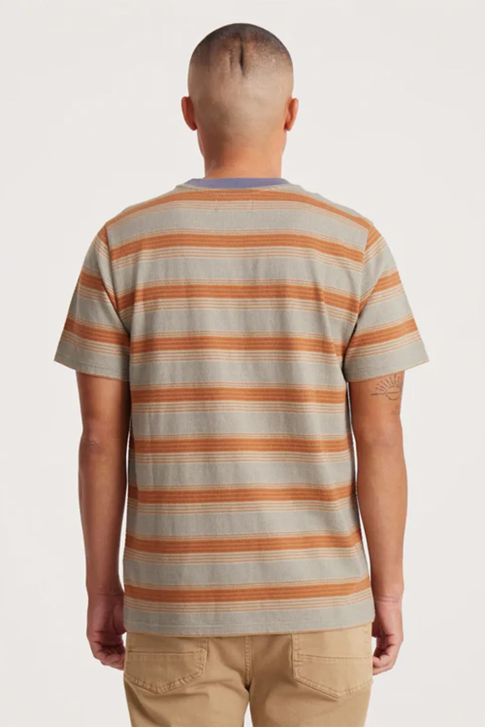 JOURNEY JACQUARD CREW Sage sold by REVOLVR Menswear product image thumbnail 3