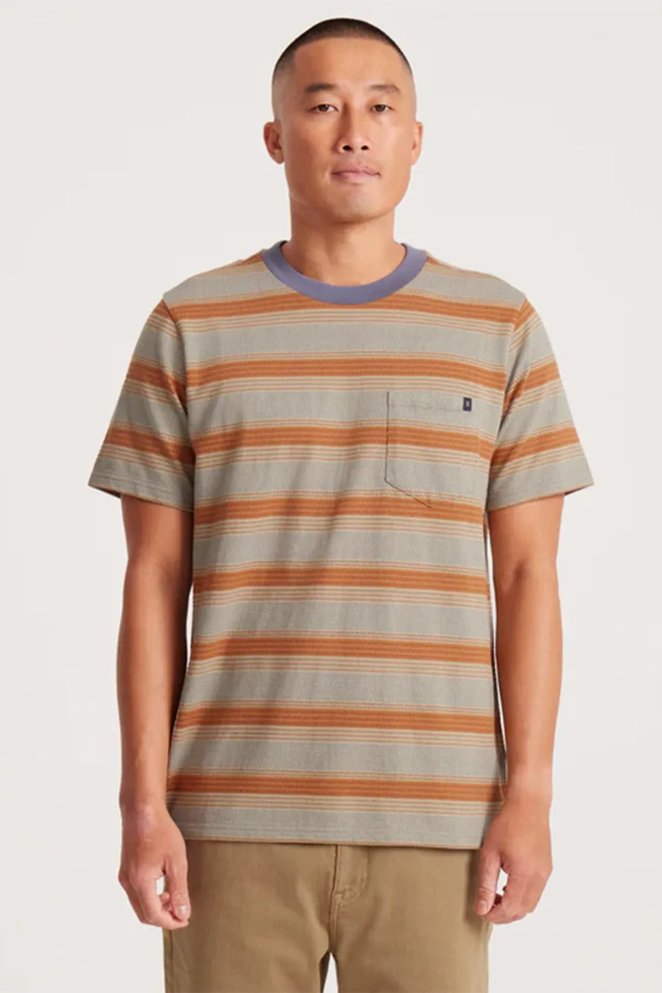 JOURNEY JACQUARD CREW Sage sold by REVOLVR Menswear product image thumbnail 2