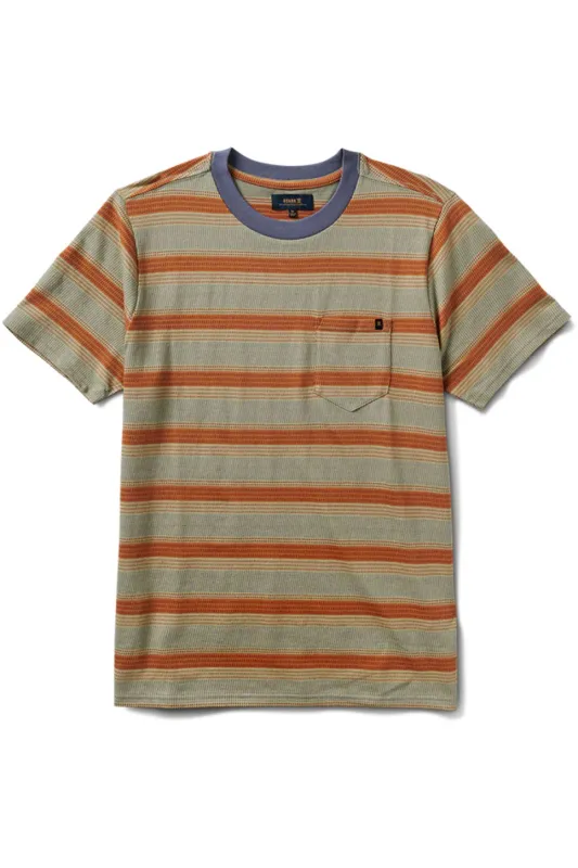 JOURNEY JACQUARD CREW Sage sold by REVOLVR Menswear