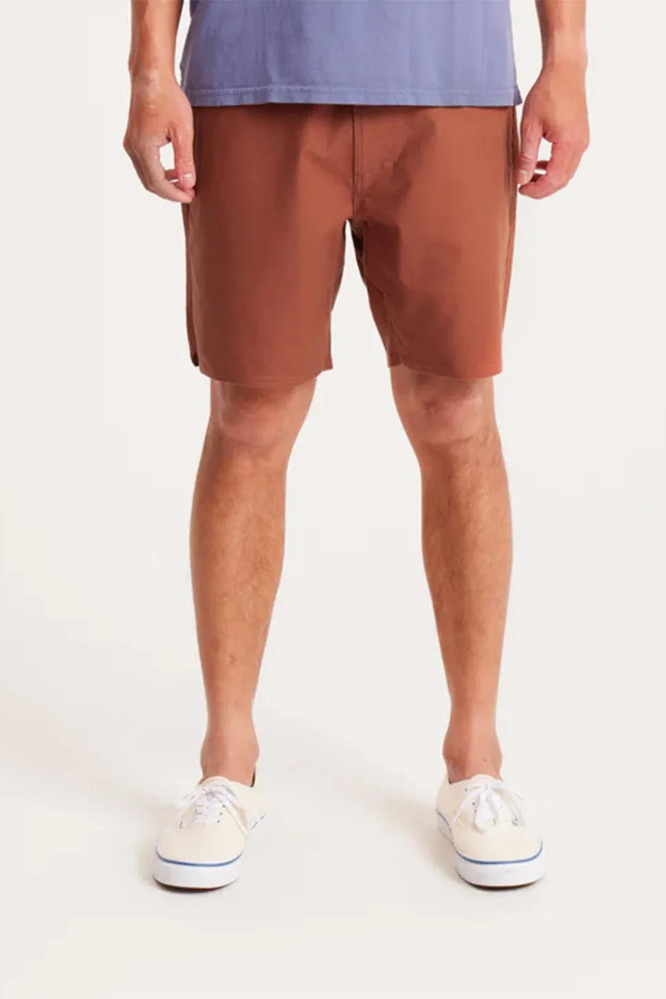 LAYOVER TRAVELER 18" SHORT Ochre Red sold by REVOLVR Menswear product image thumbnail 2