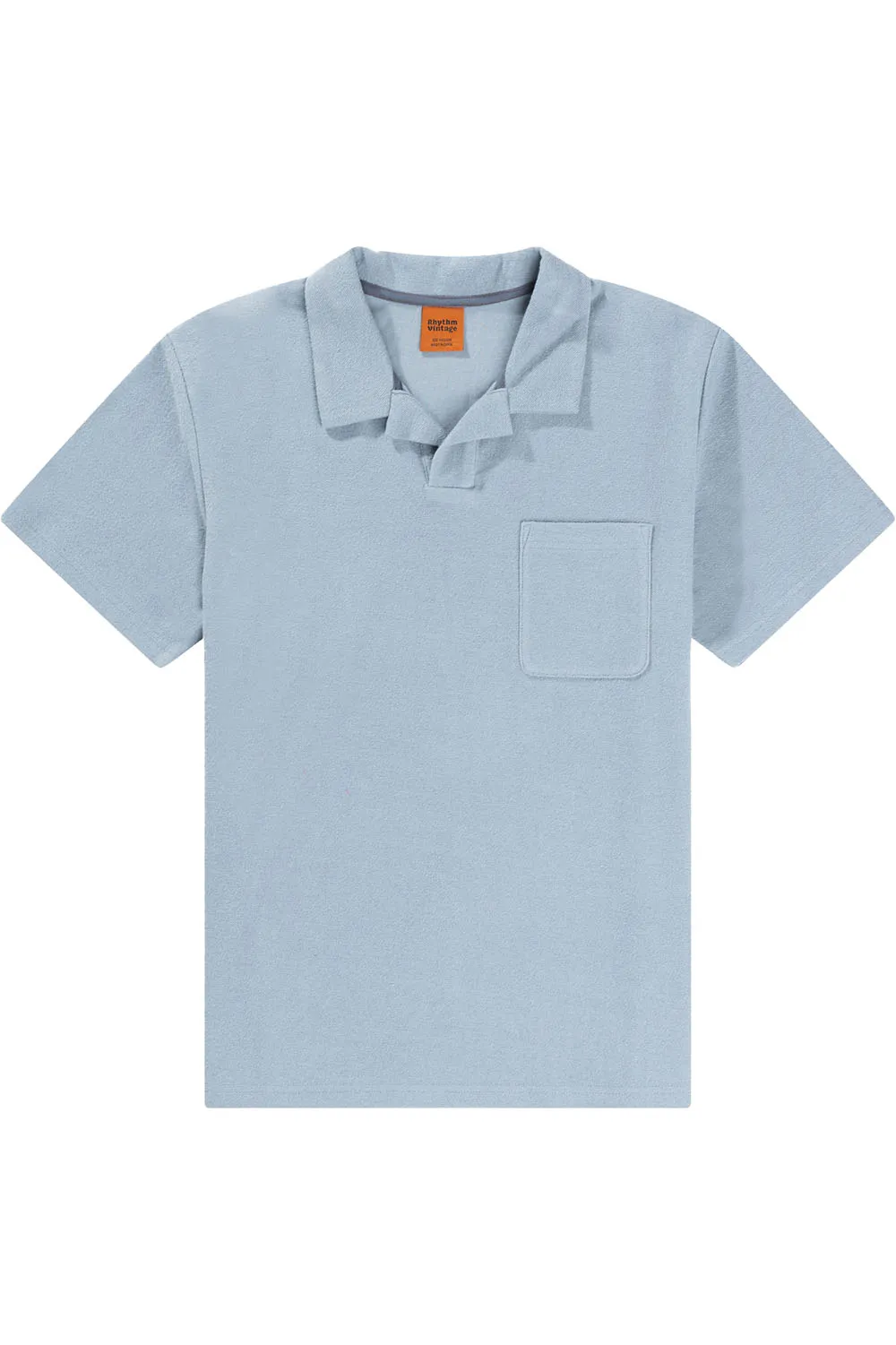 VINTAGE TERRY SS POLO Slate sold by REVOLVR Menswear