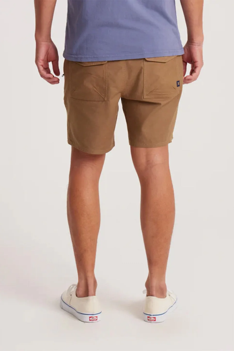 LAYOVER TRAVELER 18" SHORT Dark Khaki sold by REVOLVR Menswear product image thumbnail 4