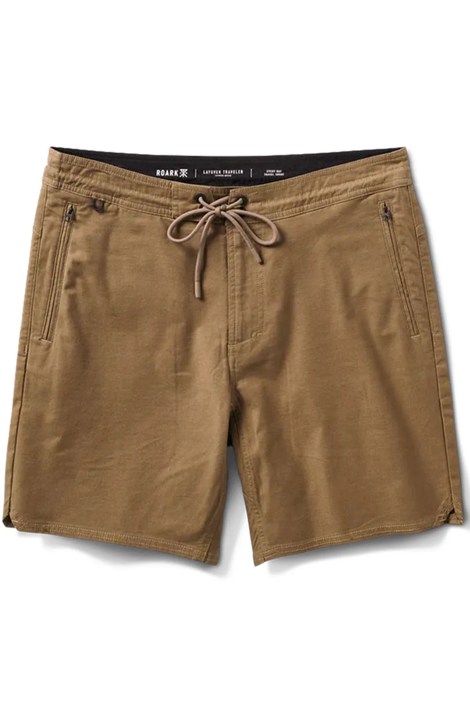 LAYOVER TRAVELER 18" SHORT Dark Khaki sold by REVOLVR Menswear