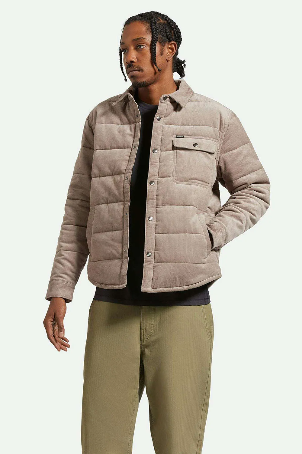 CASS JACKET Cinder Grey Cord sold by REVOLVR Menswear product image thumbnail 3