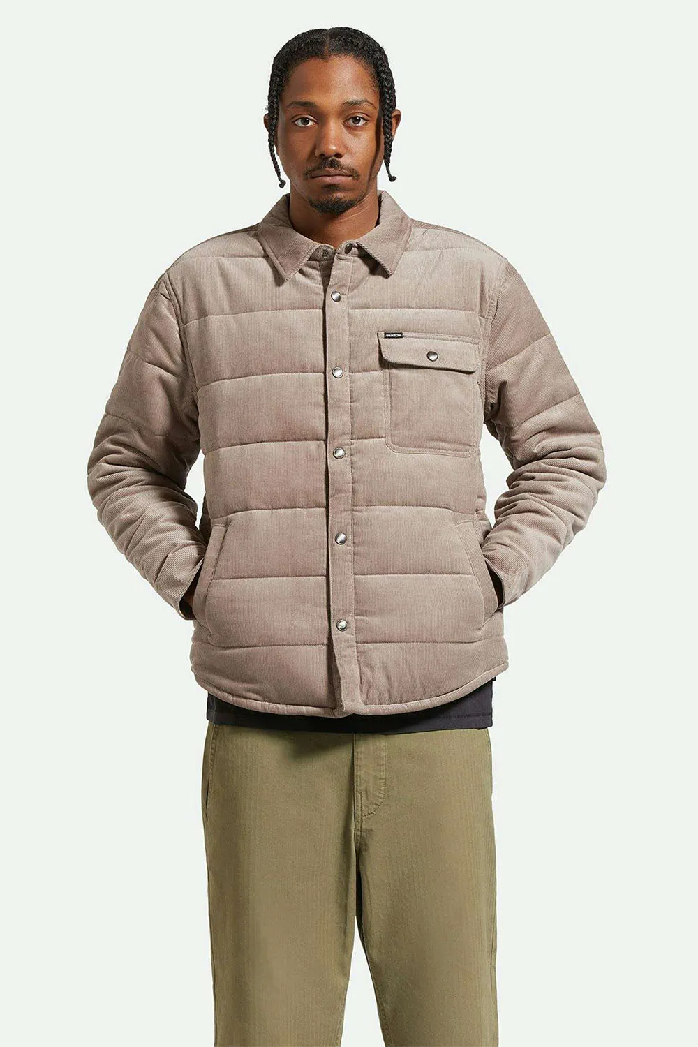 CASS JACKET Cinder Grey Cord sold by REVOLVR Menswear product image thumbnail 2