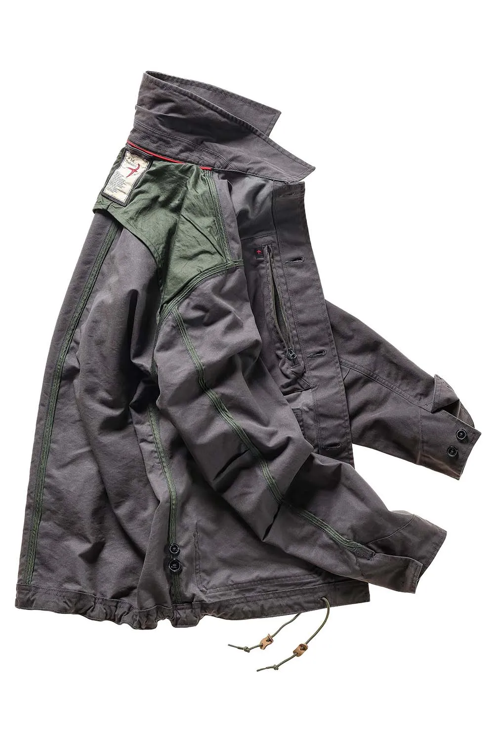 CANVAS CHORE COAT Charcoal sold by REVOLVR Menswear product image thumbnail 2