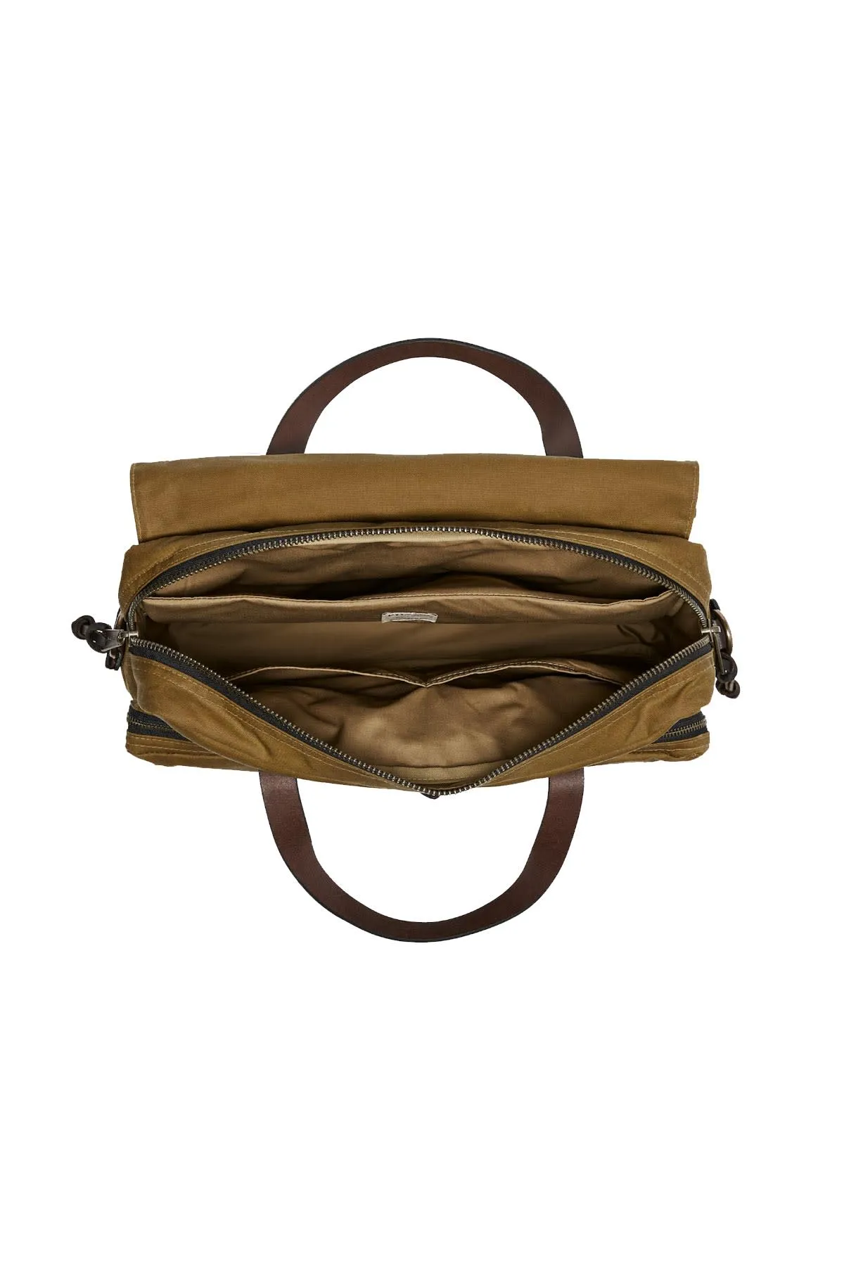 24 HOUR TIN BRIEFCASE Dark Tan sold by REVOLVR Menswear product image thumbnail 4