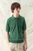 BELSER SS POLO Tropical Green sold by REVOLVR Menswear