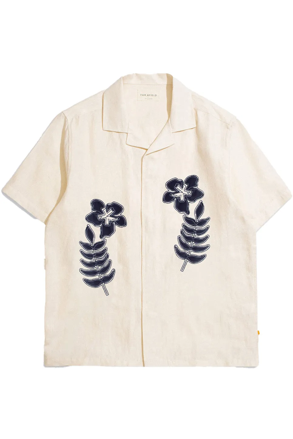 STACHIO SS Floral Flock White sold by REVOLVR Menswear