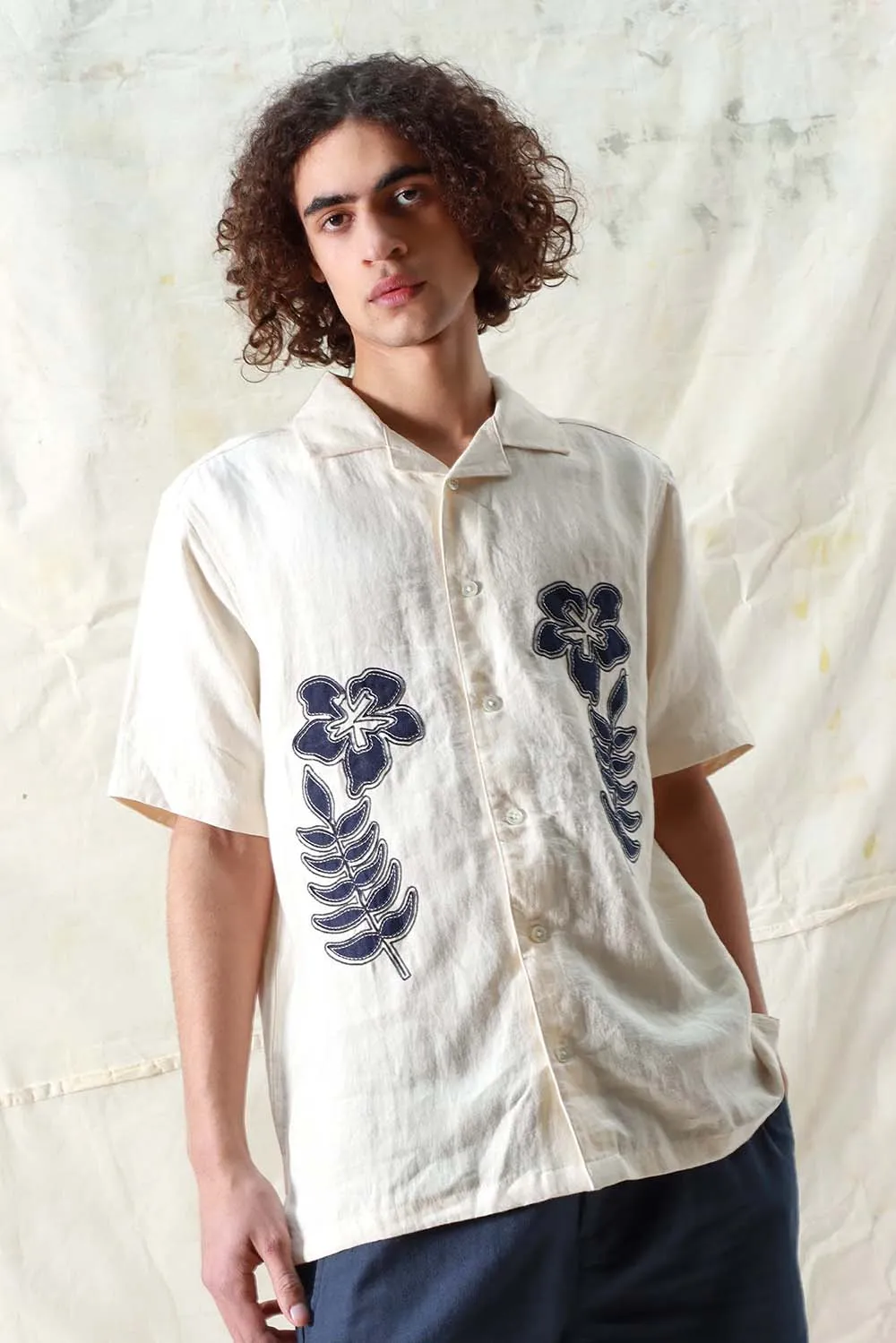 STACHIO SS Floral Flock White sold by REVOLVR Menswear product image thumbnail 2