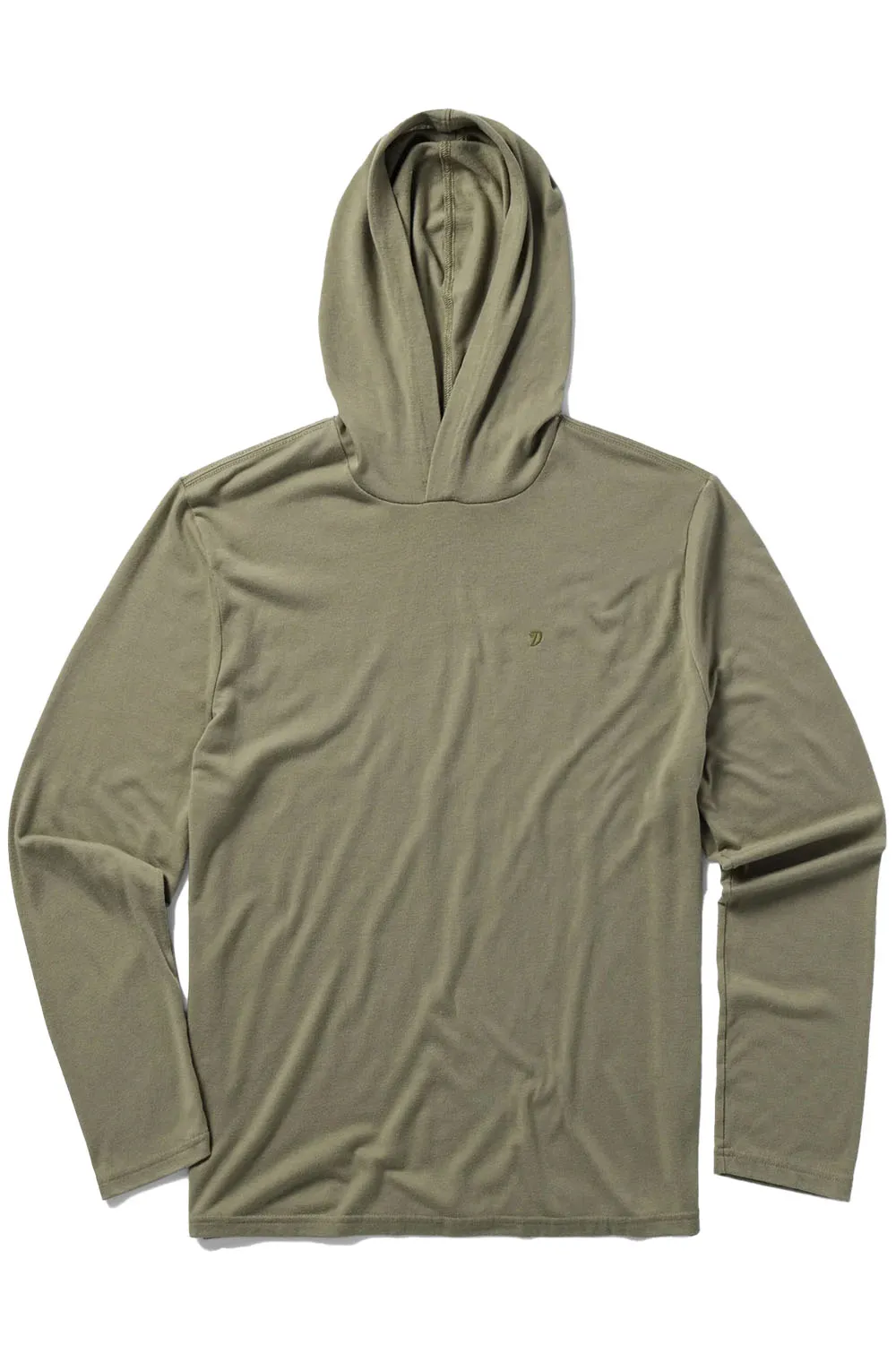 ESSENTIAL DRIRELEASE HOODIE Sagebrush sold by REVOLVR Menswear