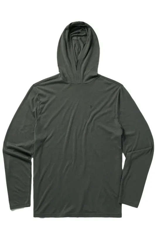 ESSENTIAL DRIRELEASE HOODIE Raven sold by REVOLVR Menswear