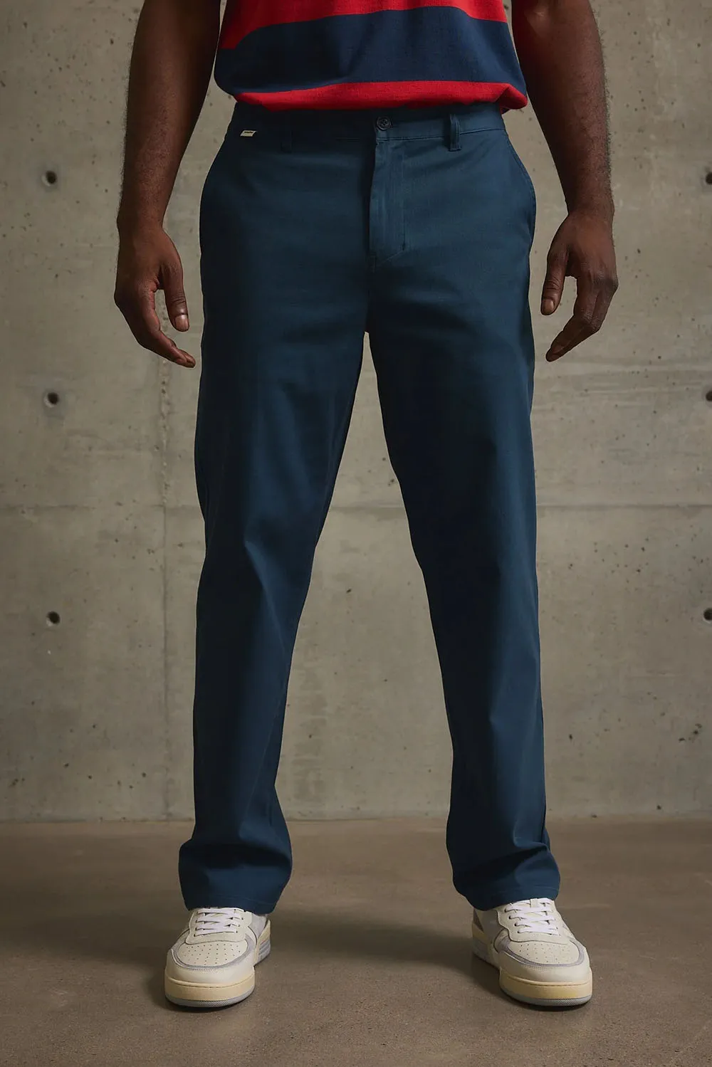 BEDFORD CHINO PANT Navy sold by REVOLVR Menswear product image thumbnail 2