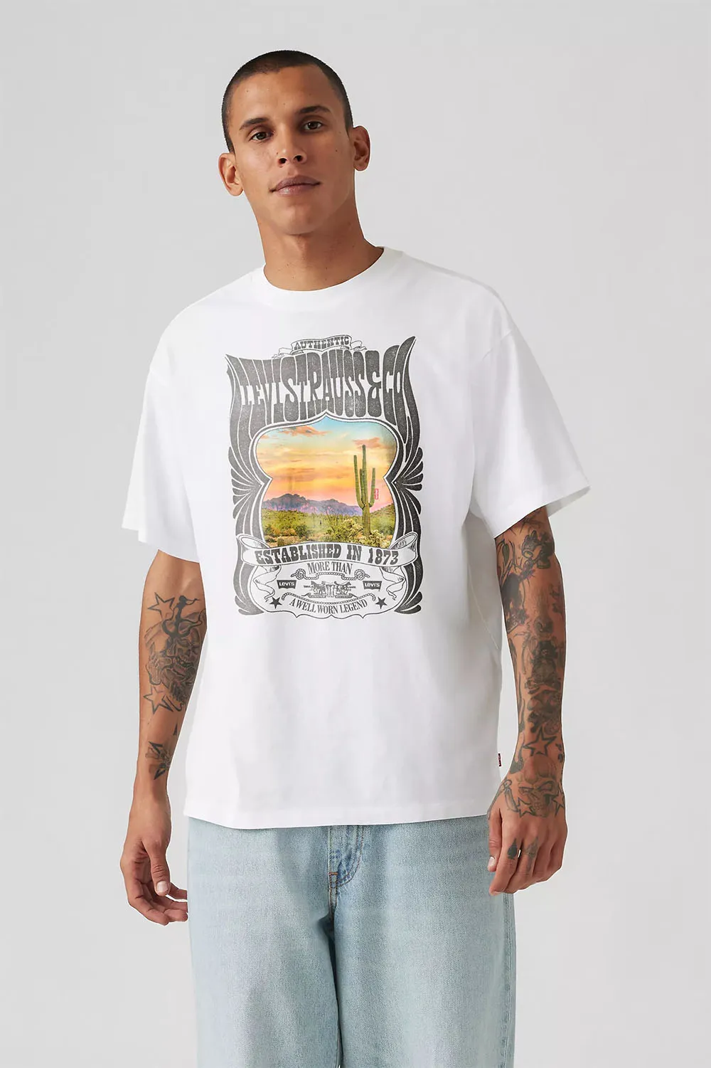 VINTAGE FIT GRAPHIC TEE Levis Canyon sold by REVOLVR Menswear product image thumbnail 2