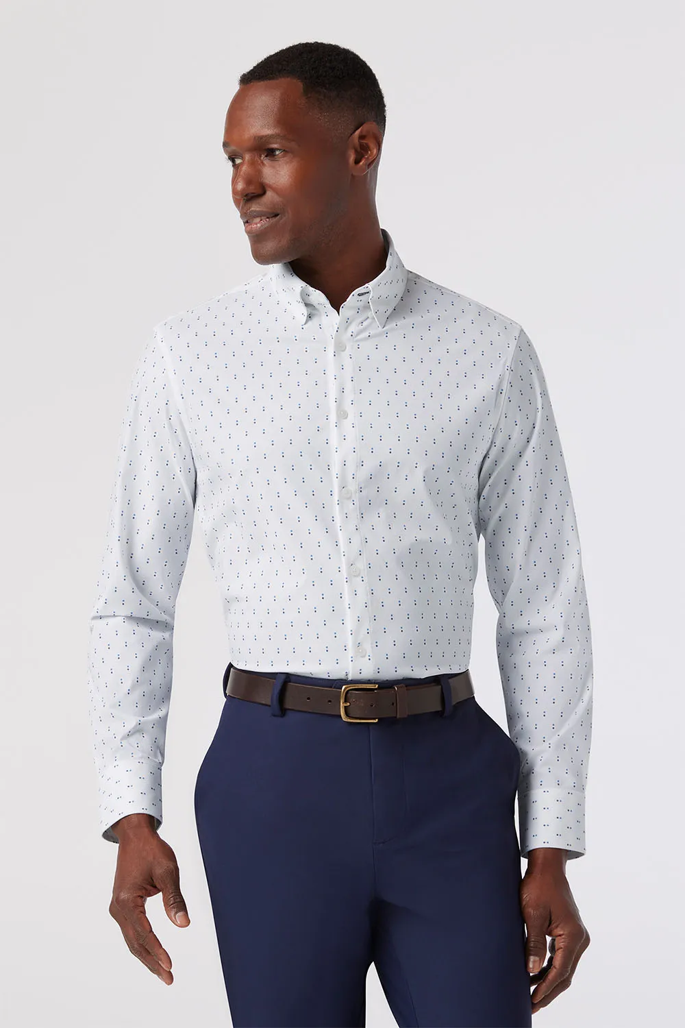 LEEWARD LS Provence Double Dot sold by REVOLVR Menswear