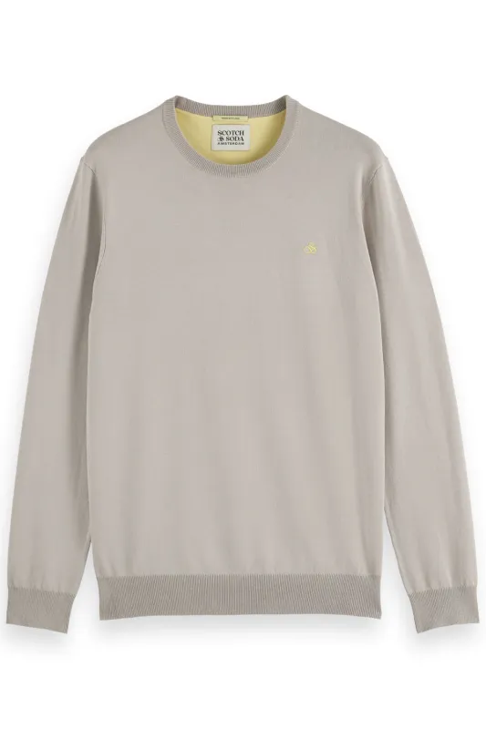 ECOVERO JUMPER Highway Grey sold by REVOLVR Menswear