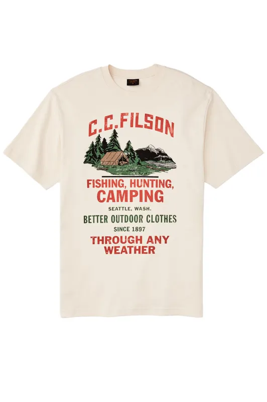 FRONTIER GRAPHIC T-SHIRT Birch Camping sold by REVOLVR Menswear