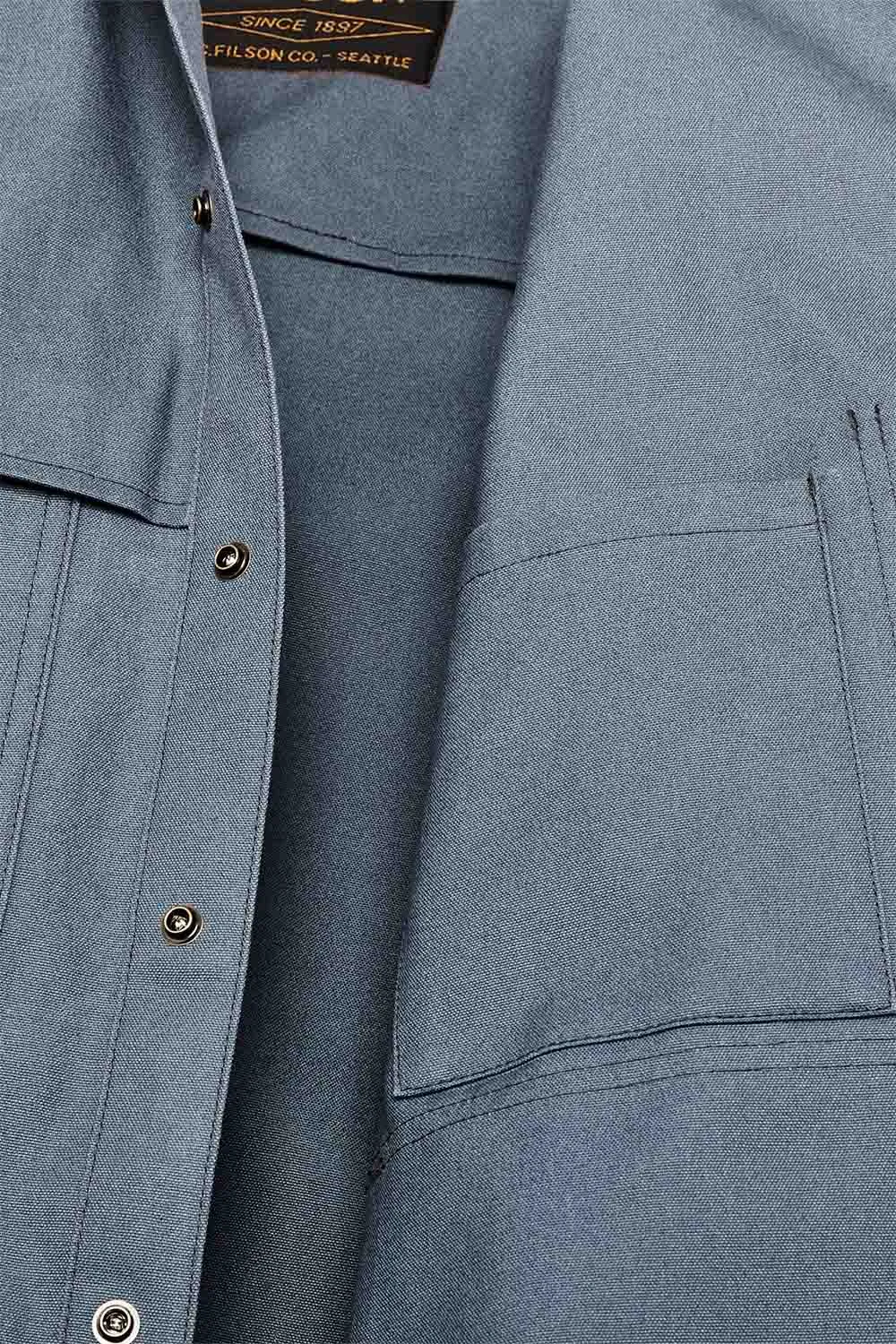 DRY TIN JAC-SHIRT Storm Blue sold by REVOLVR Menswear product image thumbnail 4