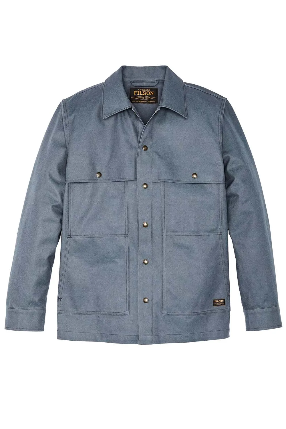 DRY TIN JAC-SHIRT Storm Blue sold by REVOLVR Menswear