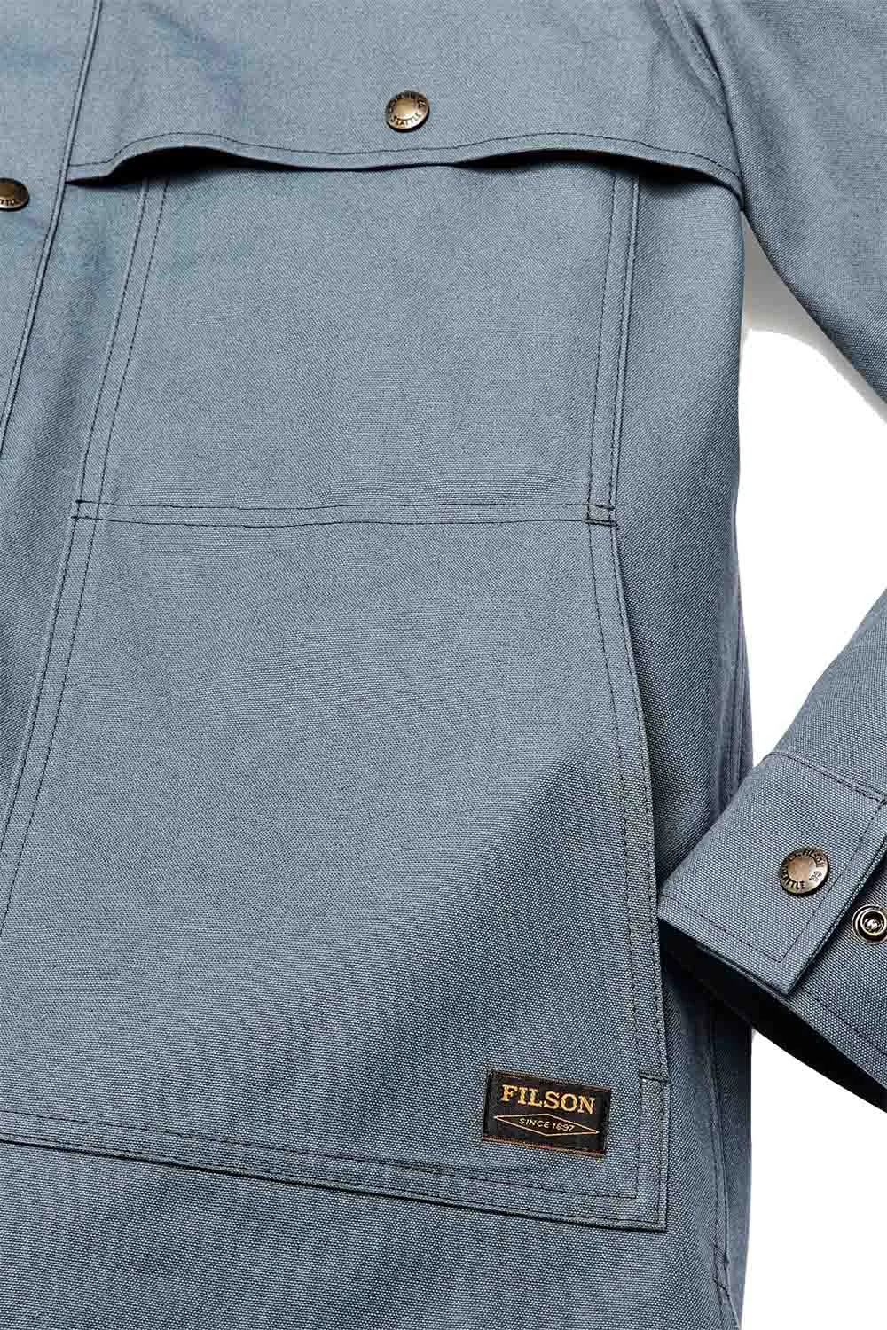 DRY TIN JAC-SHIRT Storm Blue sold by REVOLVR Menswear product image thumbnail 5