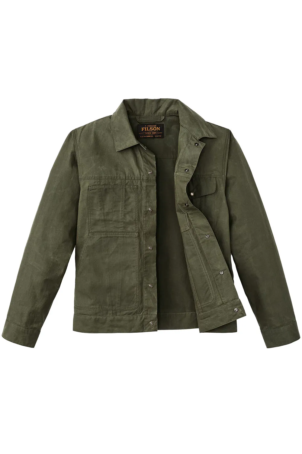 RANGER SHORT CRUISER JACKET Olive sold by REVOLVR Menswear product image thumbnail 2