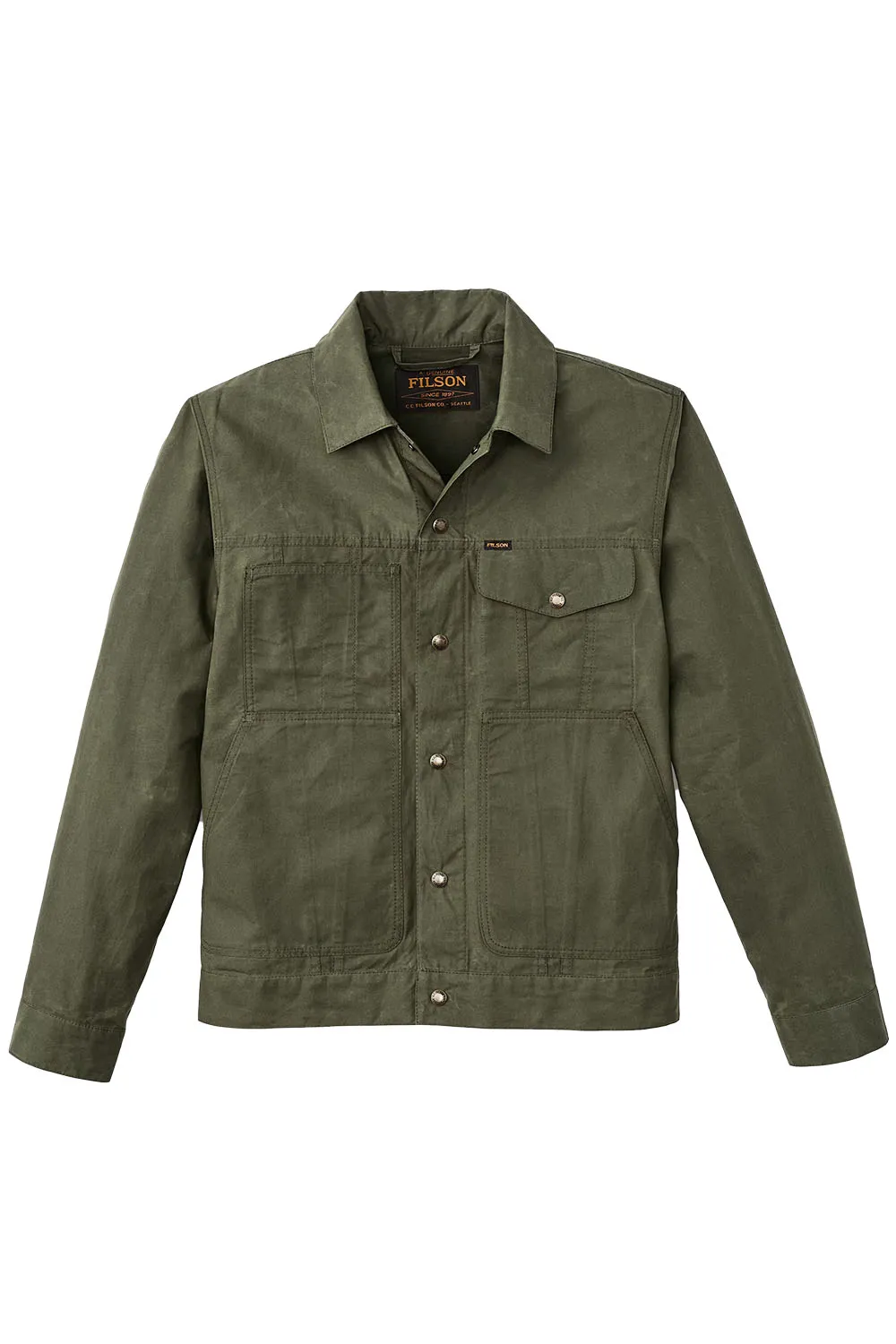 RANGER SHORT CRUISER JACKET Olive sold by REVOLVR Menswear