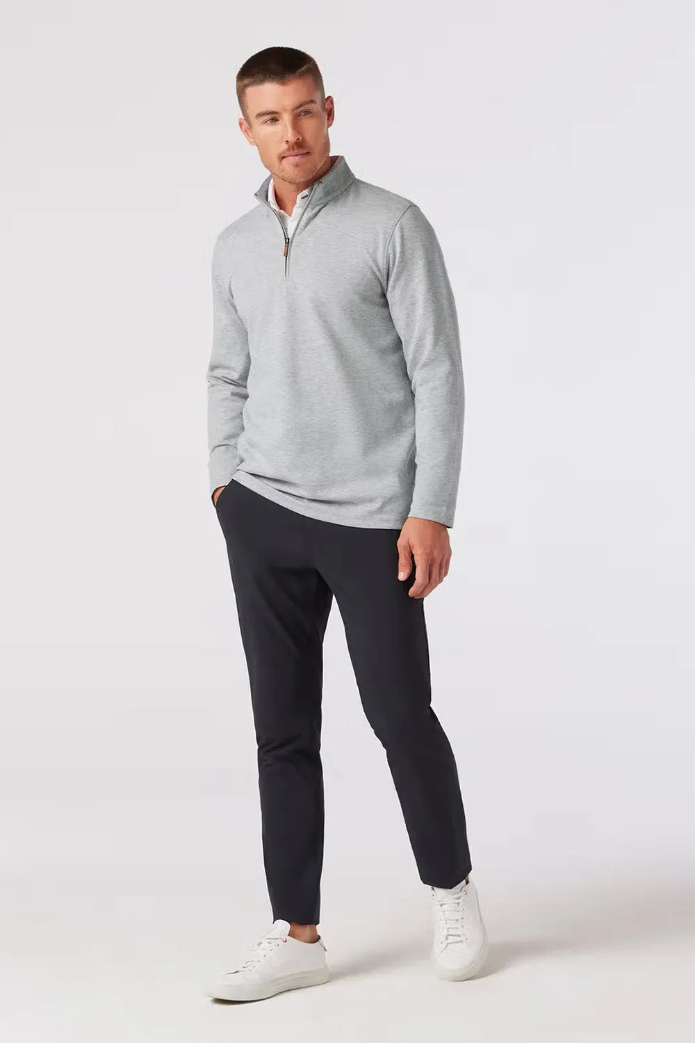 KPI QUARTER ZIP Cool Grey Heather sold by REVOLVR Menswear product image thumbnail 3