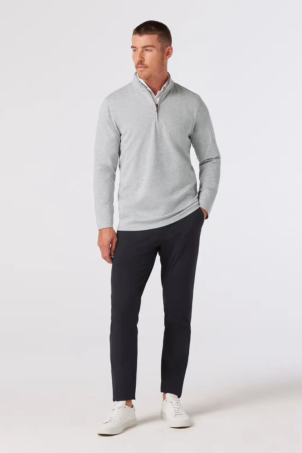 KPI QUARTER ZIP Cool Grey Heather sold by REVOLVR Menswear product image thumbnail 2